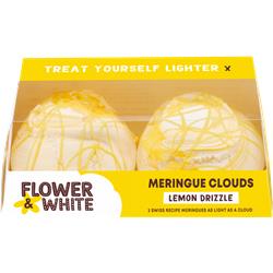 Flower & White Lemon Drizzle meringue Clouds