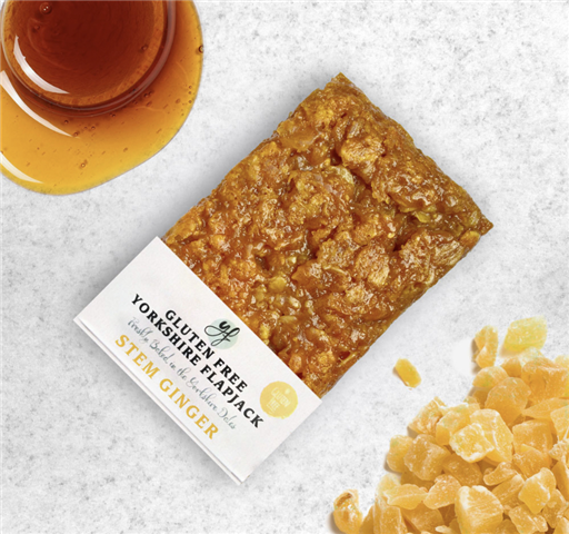 Yorkshire Flapjack Gluten Free Stem Ginger